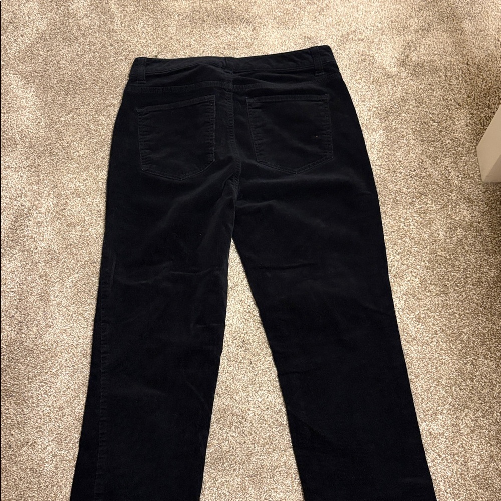Talbots size 2 Black Corduroy Pants - Picture 7 of 8